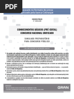 2° GRAN Simulado - CNU - Concurso Nacional Unificado - Conhecimentos Básicos (Pré-Edital)