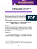 Música É Sustentabilidade A Construção de Instrumentos Musicais Com Uso de Materiais Recicláveis