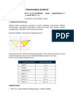 Materi Transformasi Geometri