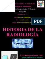 Yashira Carolina Nuñez Reyna - Historia de La Radiologia