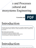 Materials and Processes For Agricultural and Biosystems Engineering