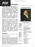 Carl Gauss-Biologia