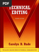 Carolyn D. Rude - Technical Editing-Pearson, Longman (2006)