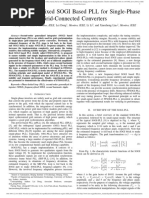 A Frequency-Fixed SOGI Based PLL For Single-Phase