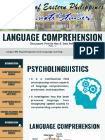 Language Comprehension