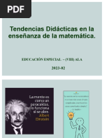 Tendencias Didácticas en La Enseñanza de La Matemática