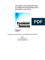 Stress Management of Senior English Language Teachers On Online Pedagogy: A Multiple Case Study