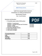 Grade 5 HL Baseline Assessment