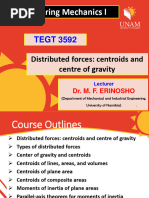 Distributed Forces Centroids and C of Gravity