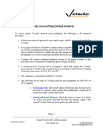 Victaulic Grooved Piping Method Statement