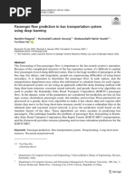 Passenger Flow Prediction in Bus Transportation System Using Deep Learning