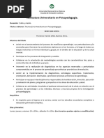 Tecnicatura Universitaria en Psicopedagogía