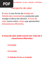 NOTAS DE AULA Física Industrial Transporte de Calor 2023