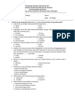 Soal PTS Aqidah Akhlaq Kelas 3