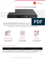 6200 Security Gateway Datasheet