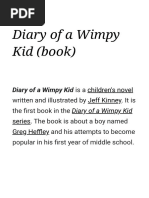 Diary of A Wimpy Kid (Book) - Wikipedia