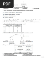 Respiration & Gas Exchange MCQ QP