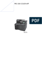 HP Color LaserJet Pro 200 M276 MFP Service Manual