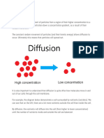 Movement in and Out of Cell