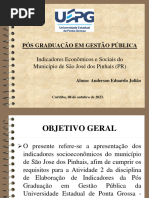 Indicadores Sociais São José Dos Pinhais - Anderson Eduardo Julião