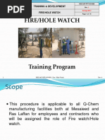 Fire - Hole Watcher Training