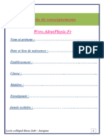 Cahier D'activité 3APIC 2022 - 2023