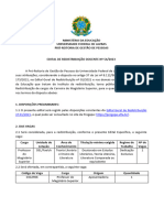 Edital Redistribuicao Docente 54 2023