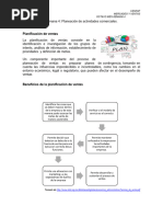 4 Semana - Mes 8 - Planeación de Actividades Comerciales