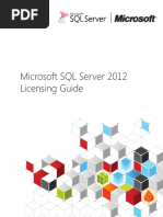 SQL Server 2012 Licensing Reference Guide