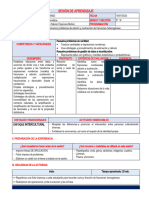 6° SESION DE APRENDIZAJE MATEMÁTICA Suma y Resta de Fracciones