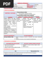 6° SESION DE APRENDIZAJE MATEMÁTICA Suma y Resta de Fracciones