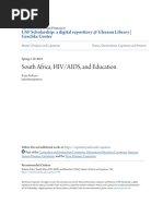 South Africa HIV - AIDS and Education