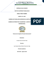 Actores de La Logistica Portuaria Internacional