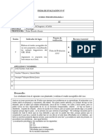 Ficha de Evaluación N°07 - Psicopatologia I