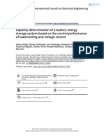 Capacity Determination of A Battery Energy Storage System Based On The Control Performance of Load Leveling and Voltage Control