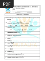 Ficha 8 Matematica