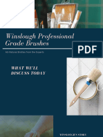 Winslough Professional Grade Brushes: All-Natural Bristles From The Experts