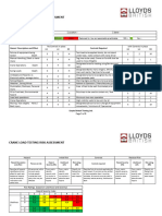 Crane Load Testing Risk Assessment