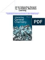 Test Bank For Interactive General Chemistry 1st Edition Macmillan Learning