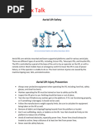 Aerial Lift Safety English