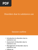 Disorders Due To Substance Use