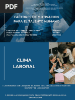 Presentación Factores de Motivación para El Talento Humano