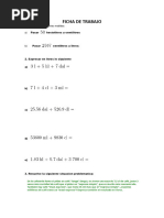 Ficha de Trabajo Quinto de Secun