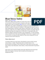 Heat Stress Safety