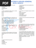 Banco Historico-Cirugia General - Nivel Basico - Sin Claves