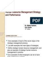 HR Management Strategy and Performance