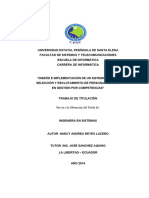 Diseño e Implementación de Un Sistema para La Selección y Reclutamiento de Personal Basado en Gestión Por Competencias