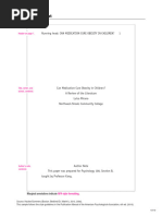 APA Sample Format