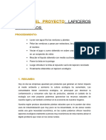 Proyecto Lapiceros Ecologicos 1