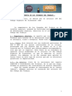 2 Competencia de Los Juzgados Del Trabajo